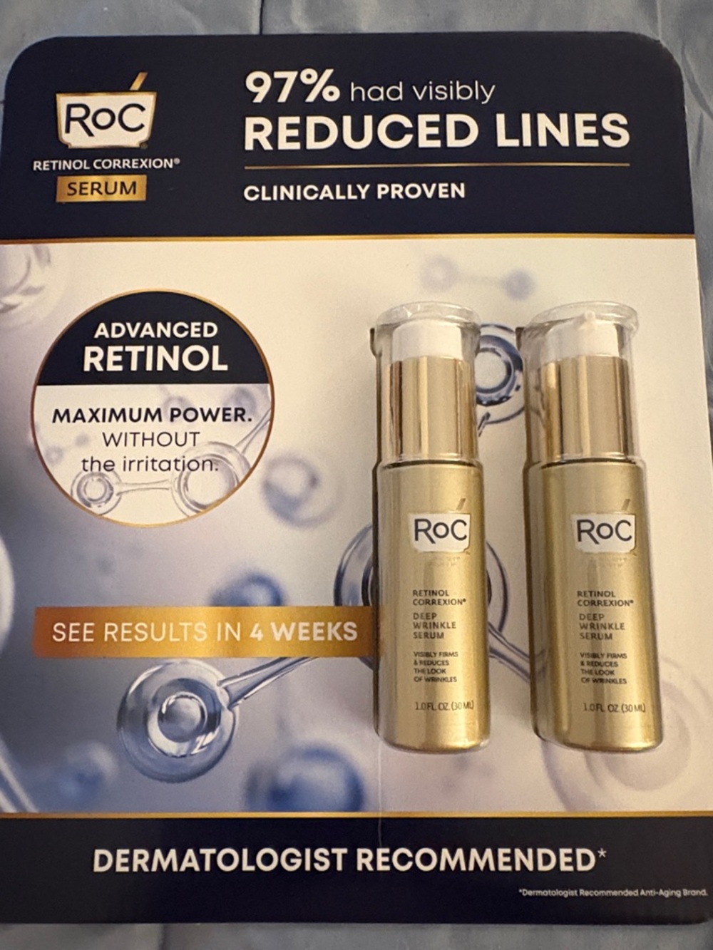 Retinol Correxion Deep Wrinkle Serum - Gold
